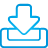 Inbox blue