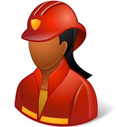 Firefighter Female Dark