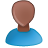 User male black bald