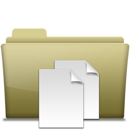 Folder Documents Brown