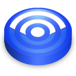 Rss blue circle