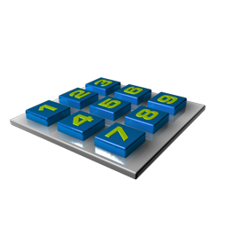 Calculator Blue