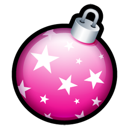 Christmas ball pink