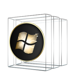 Windows Media Center Black and Gold
