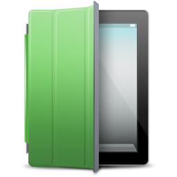 iPad 2 black green cover