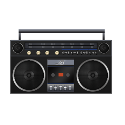 Boombox Black