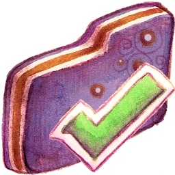 Finished Violet Folder
