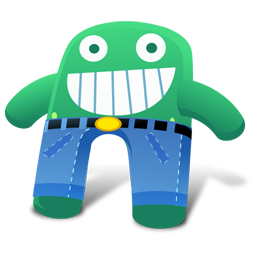 Green Blue Pants