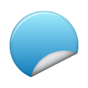 sticker blue