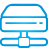 Hard Drive Network blue