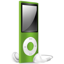iPod Nano green off