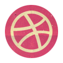 Retro Dribbble Rounded