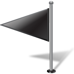 Flag left black