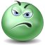 Displeased emoticon