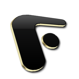 Microsoft Front Page Black and Gold