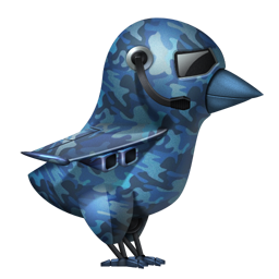 Military Twitter Bird
