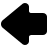 Arrow Left black