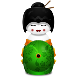 Geisha japan green