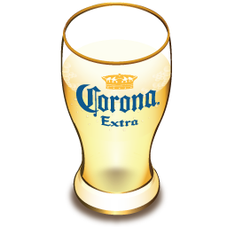 Corona beer glass