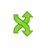 Arrow cross right