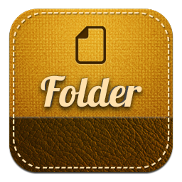 Folder retro