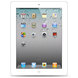 iPad 2 Scratch White