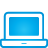 Laptop blue