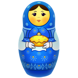 Blue Matreshka Big