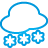 Weather Snow blue