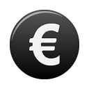 currency black euro