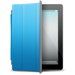 iPad 2 black blue cover