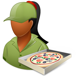 Pizzadeliveryman Female Dark