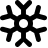 Snow Flake black