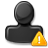 Person warning black