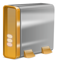 Hard Drive orange