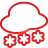 Weather Snow red