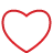 Heart red
