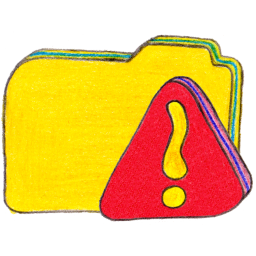 Folder y warning