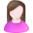 User female white pink brown