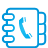 Address Book blue