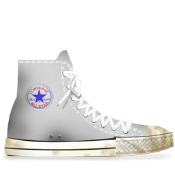 Converse White dirty
