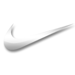 Nike white logo