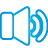 Speaker blue