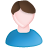 User male white blue brown