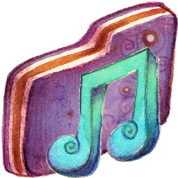 Music Alt Violet Folder