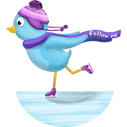 winter skating follow me