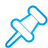 Pin blue