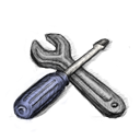Tools hand drawn