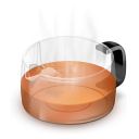 Glass Teapot Red