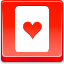 Hearts Card Red